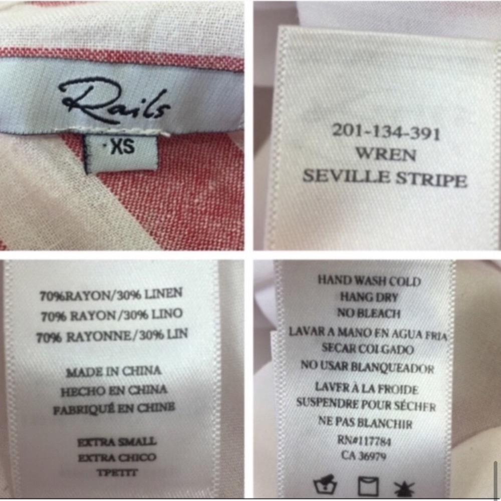 Rails Wren Seville Stripe Drawstring Waist Dress - image 8